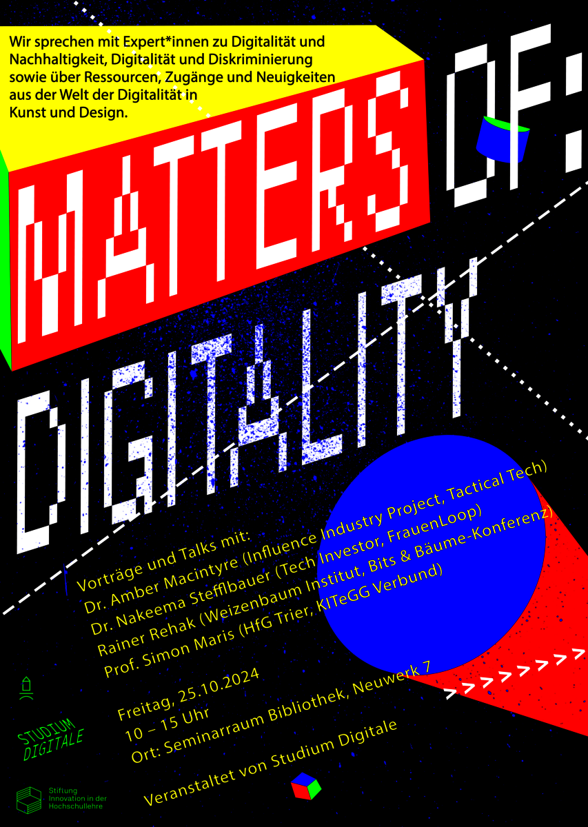 Plakat MATTERS OF: DIGITALITY 